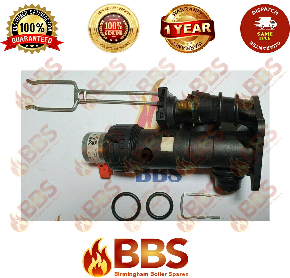 VAILLANT ECOTEC PLUS 831 VUW 316/55 R2 3 WAY DIVERTER VALVE 0020020015